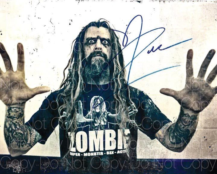 Rob Zombie signed 8X10 Photo Poster painting picture poster autograph RP