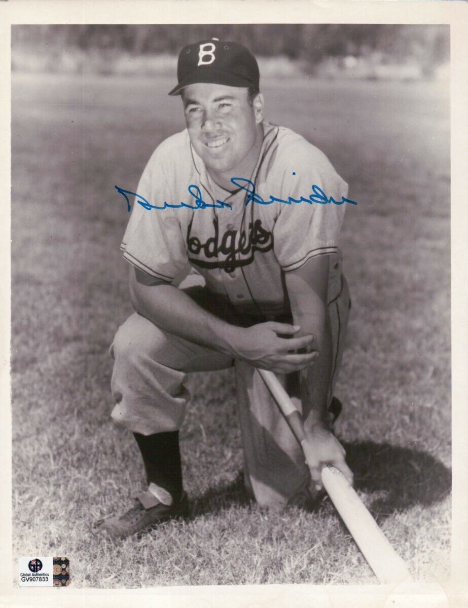 Duke Snider Signed Autographed 8X10 Photo Poster painting Vintage Brooklyn Dodgers GV907833