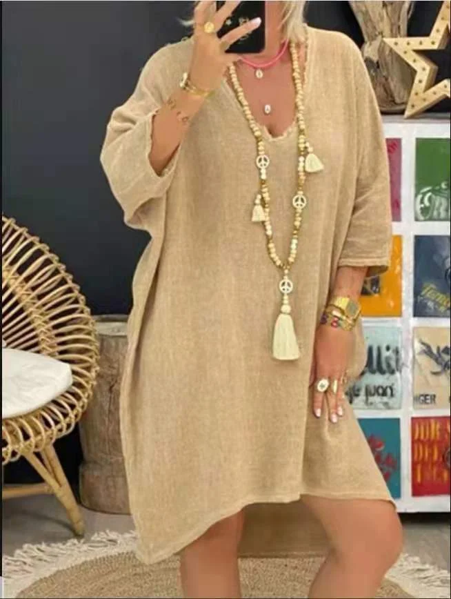 Summer Fluffy Women Beach Dress
