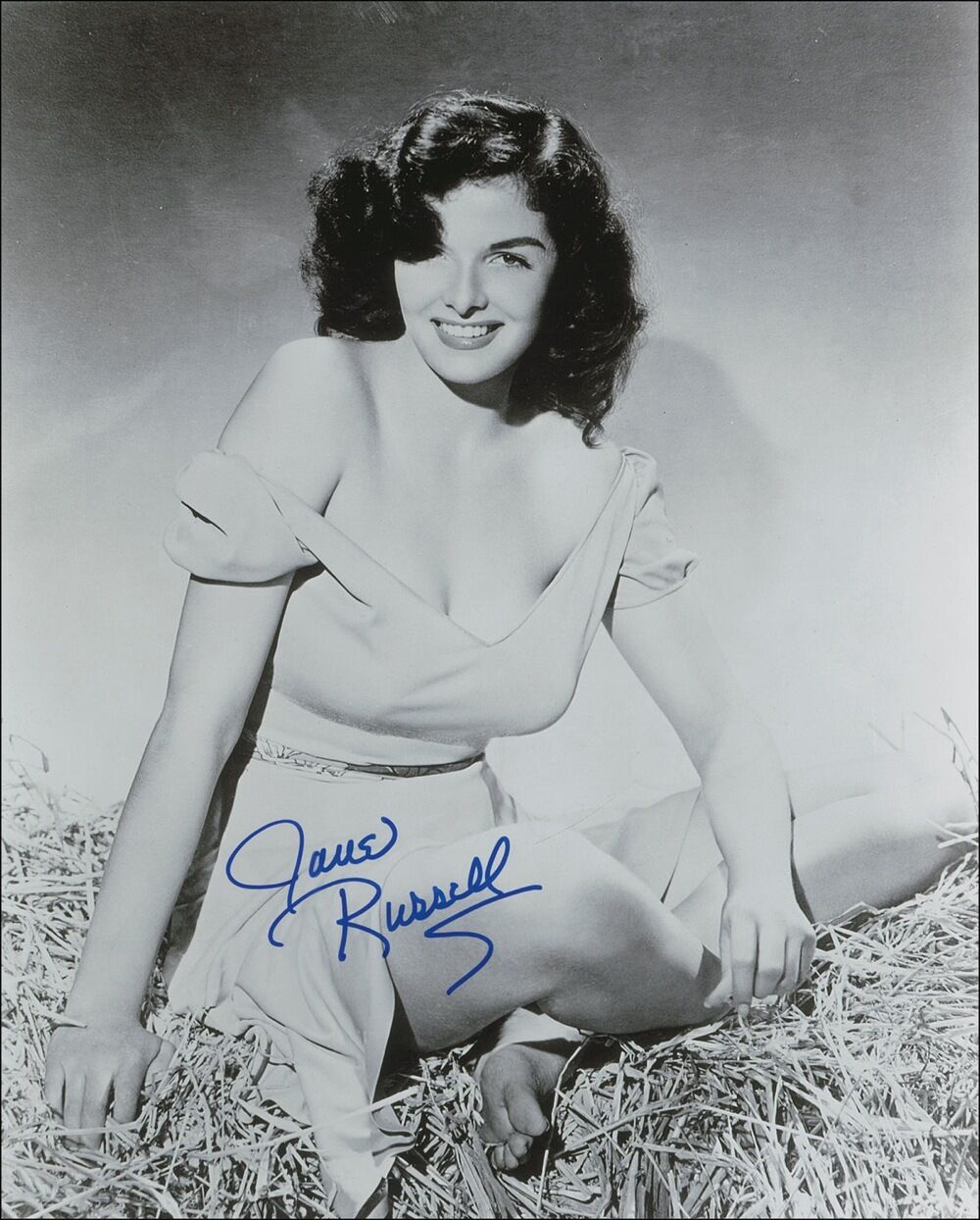 JANE RUSSELL Autographed Photo Poster paintinggraph - Stunning Film Actress - Preprint