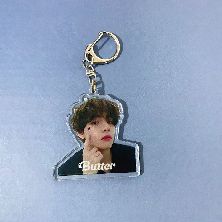 방탄소년단 Butter Member Photo Keychain