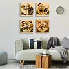 Christmas Animal DIY Pearl Painting Kit with Frame 20x20cm