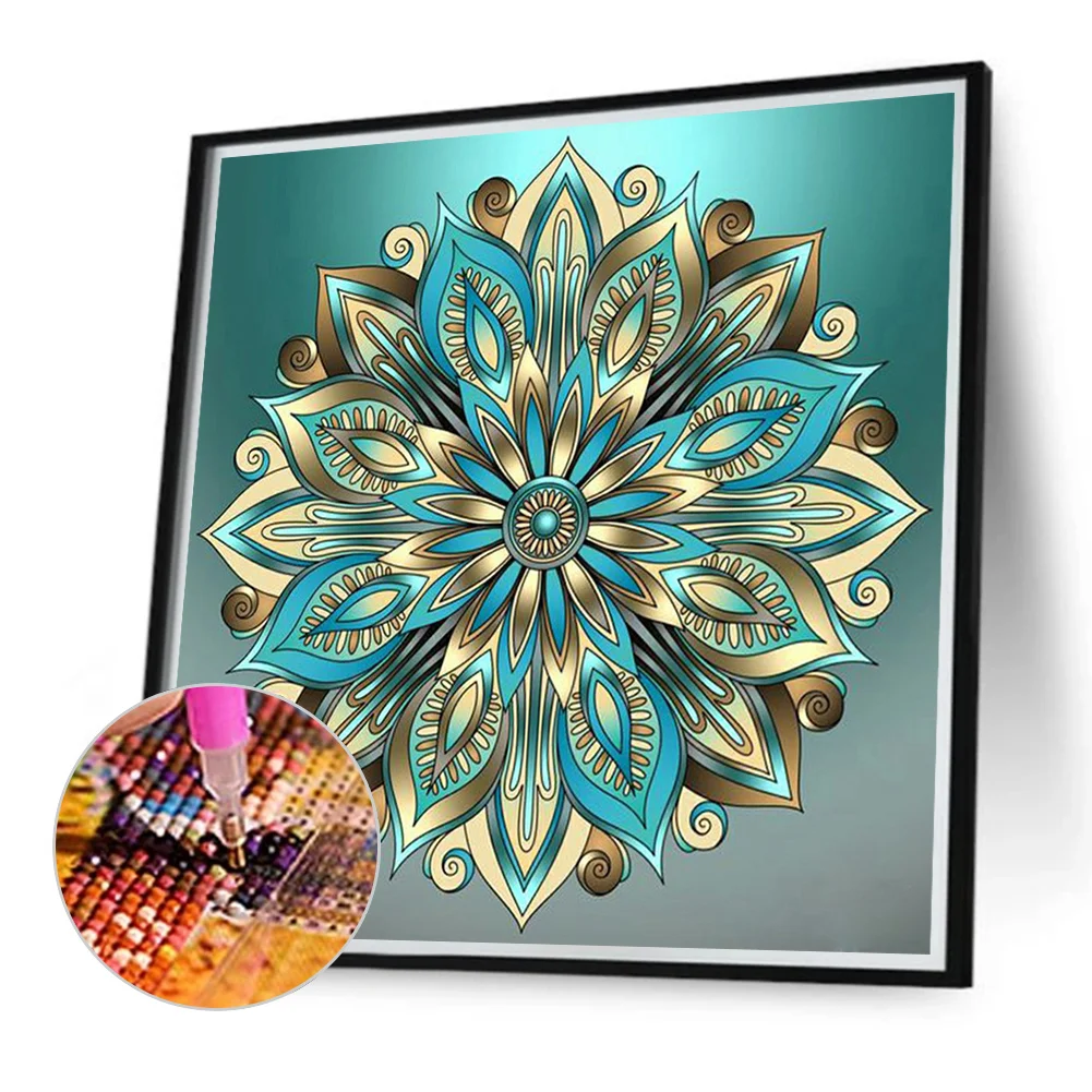 Full Round Diamond Painting 40*40cm - Mandala