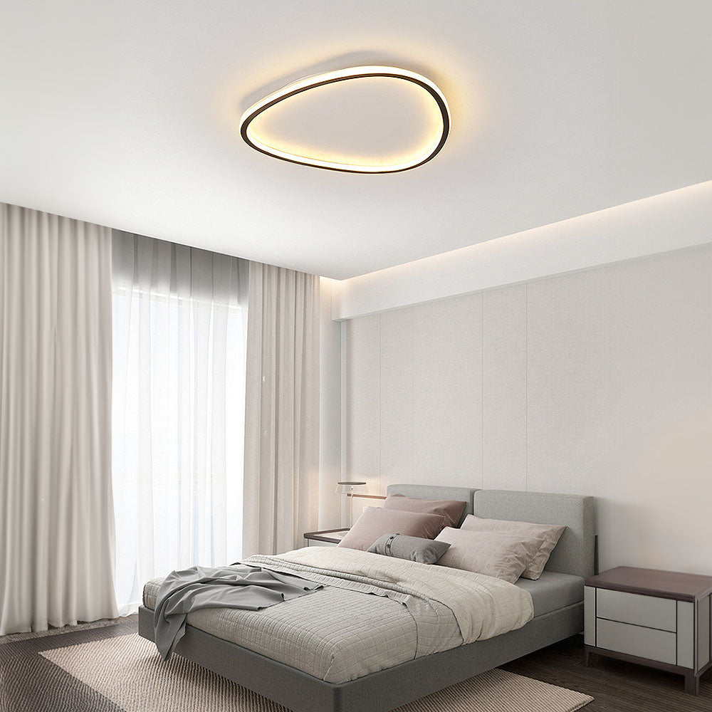 Geometry Simple Oval LED Ceiling Light