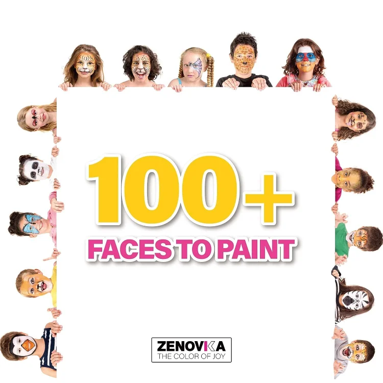 Face Paint Kit Dermatologically Tested Non-Toxic & Hypoallergenic