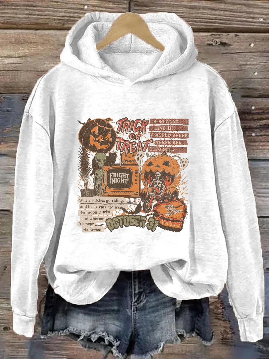 Halloween Collage Hoodie