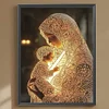 5D bricolage partiel forme sp&eacute;ciale foret diamant peinture kit d&eacute;cor marial 30x40cm