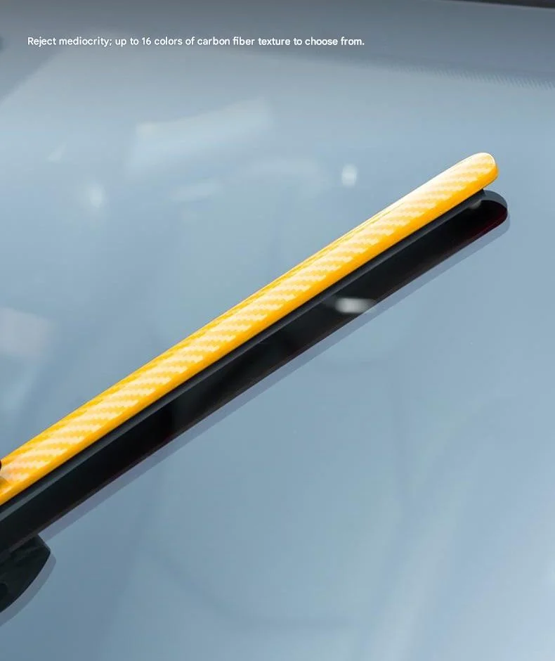Automotive carbon fiber colored windshield wipers (2 pieces)