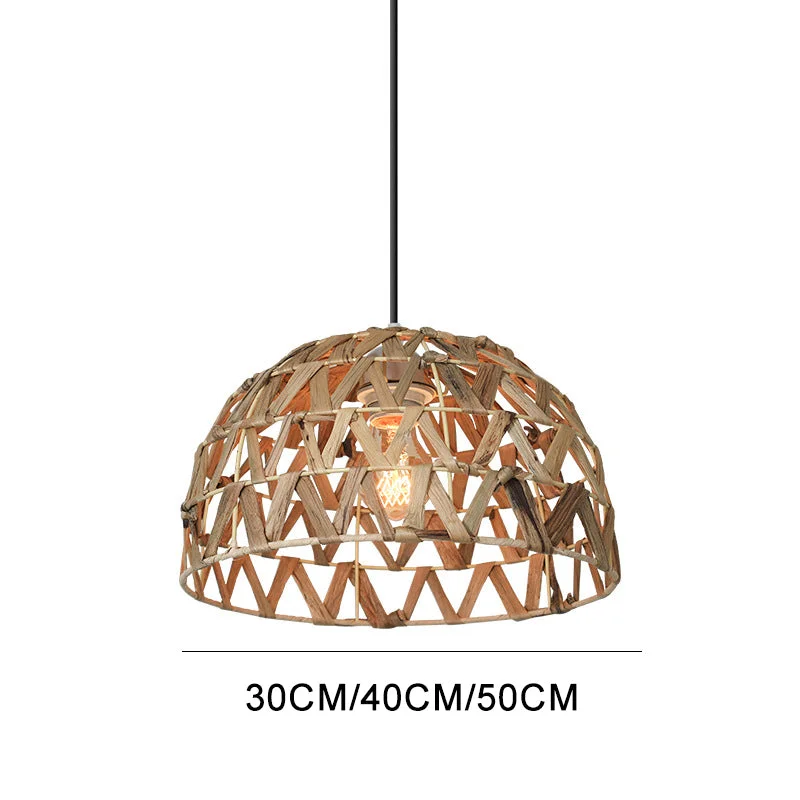 Creative Straw Coffee House Pendant Light Lampshade