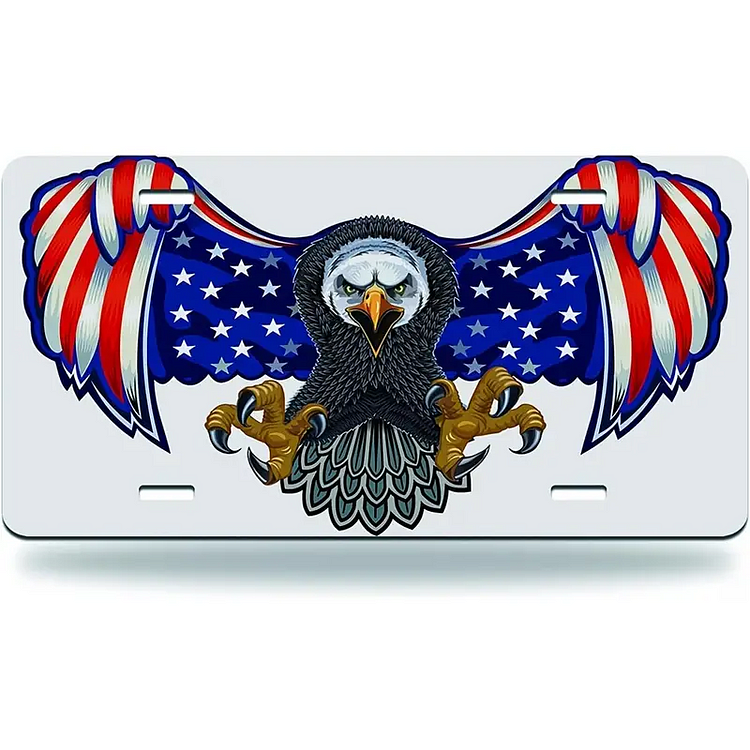 Les États-Unis - Encens de plaque de voiture vintage - 6x12inch