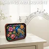 DIY Handcrafted Music Box Diamond Art Kits Music Home Bedroom Decor(Gem Peacock)