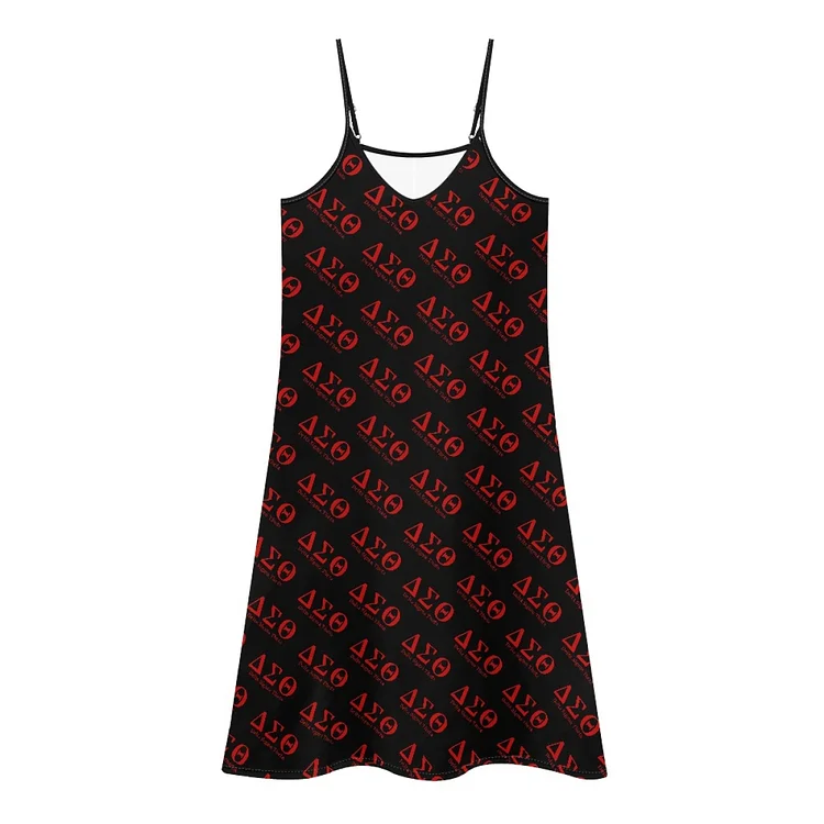 Casual Printed Sling Dress