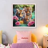 (US Local)Tiger-11CT Stamped Cross Stitch Kit(50x50cm)