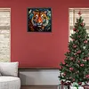 Tiger Glass Painting-Paint by Numbers Acrylic Painting 40*40CM