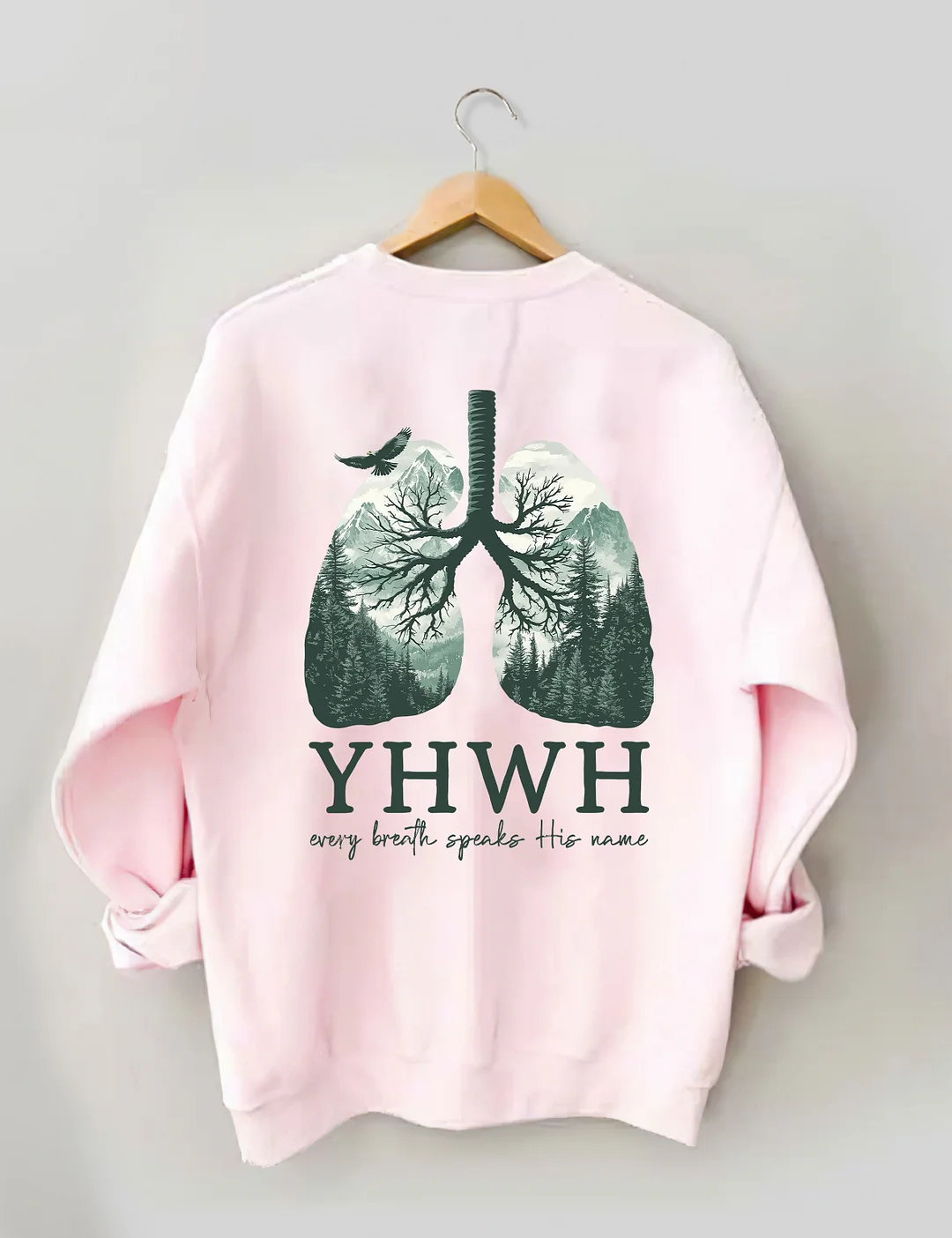 YHWH Lungs Christian Sweatshirt