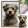 West Highland Terrier-11CT Stamped Cross Stitch 40*60cm(Big Size)