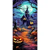 (30*70cm)Halloween Pumpkin Castle - Full Round Drill Diamond Painting
