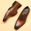 Fashion Men Suede Leather Dress Shoes For Wedding
