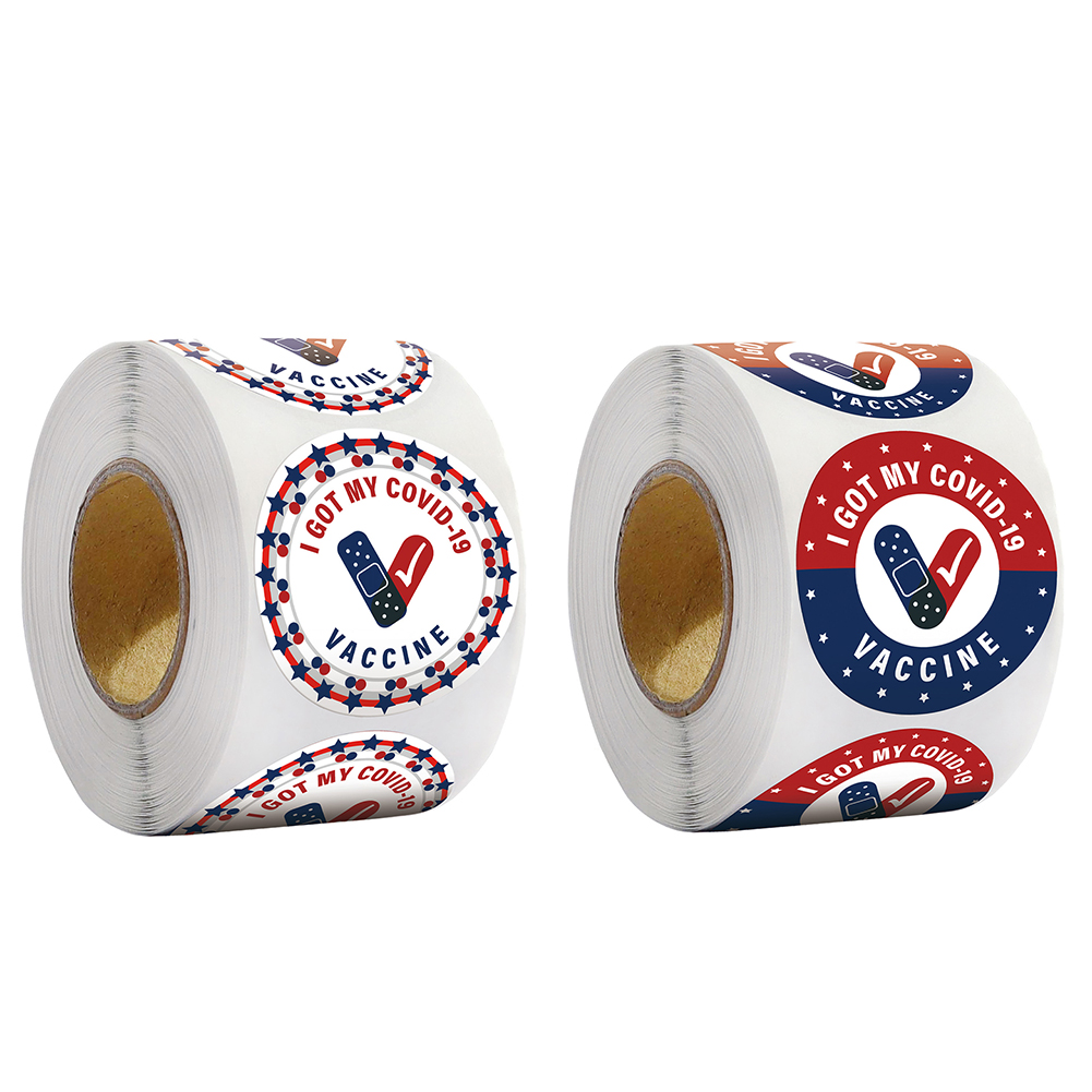

500pcs/Roll I Got My Vaccine Stickers 1.5 inch Vaccination Recipient Labels, 501 Original