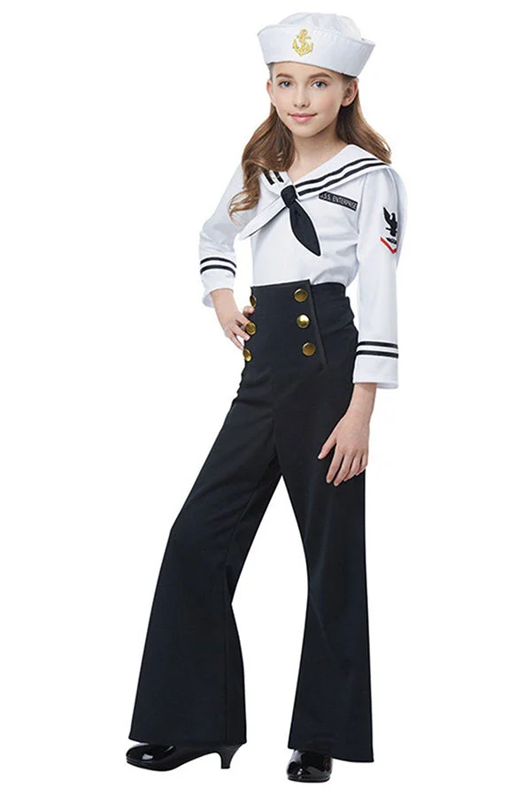 Girls Sailor Halloween Costume-elleschic