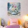Shell Flowers-11CT Stamped Cross Stitch 40*40cm/15.75*15.75in tapestrymarket