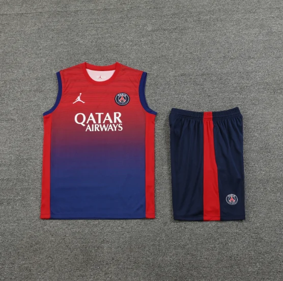 24/25 PSG Paris Saint Germain Vest Training Kit Football Shirt Thai Quality