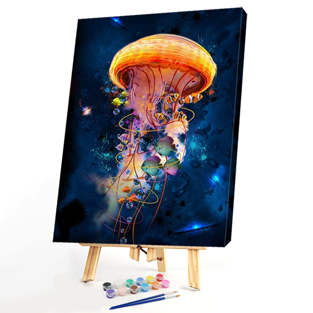 

40*50CM - Paint By Numbers - Jellyfish, 501 Original