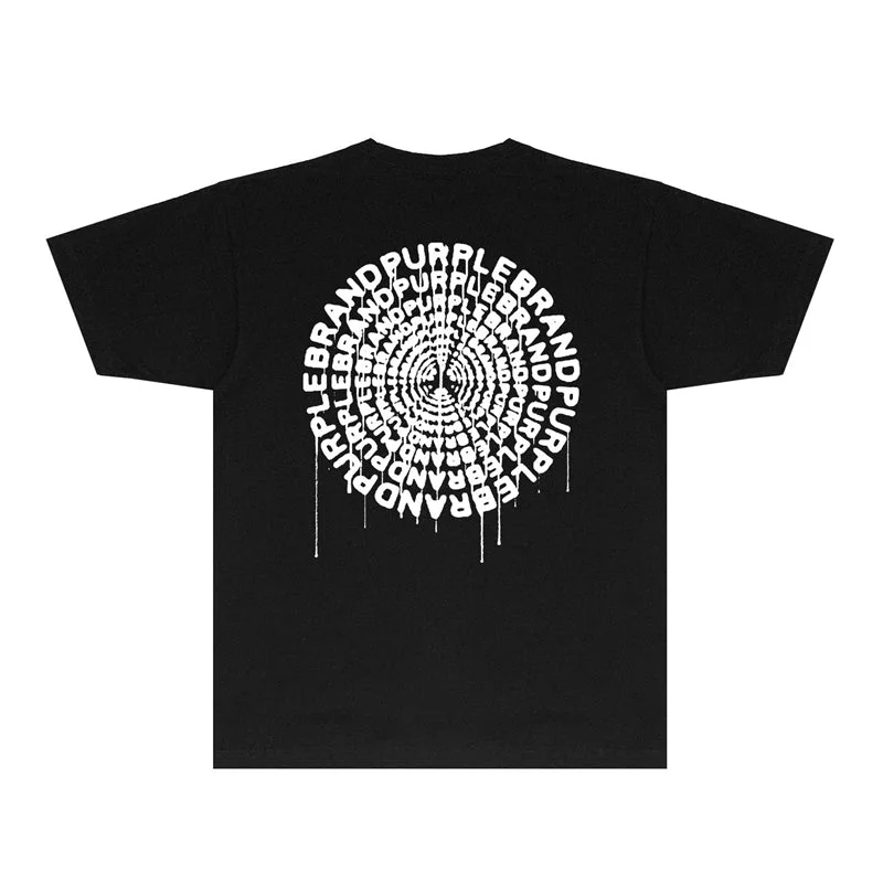 Purple 2023 new fashion T-shirt short sleeves