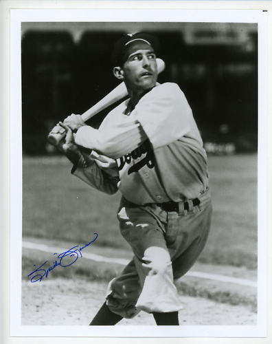 Spider Jorgensen Signed Autographed 8 x 10 Photo Poster painting Brooklyn Dodgers