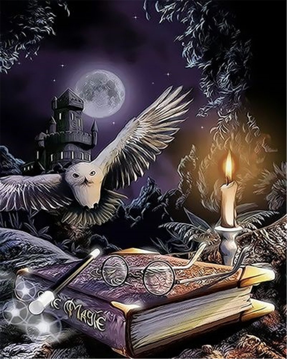 Картина по номерам Гарри Поттер Хогвартс