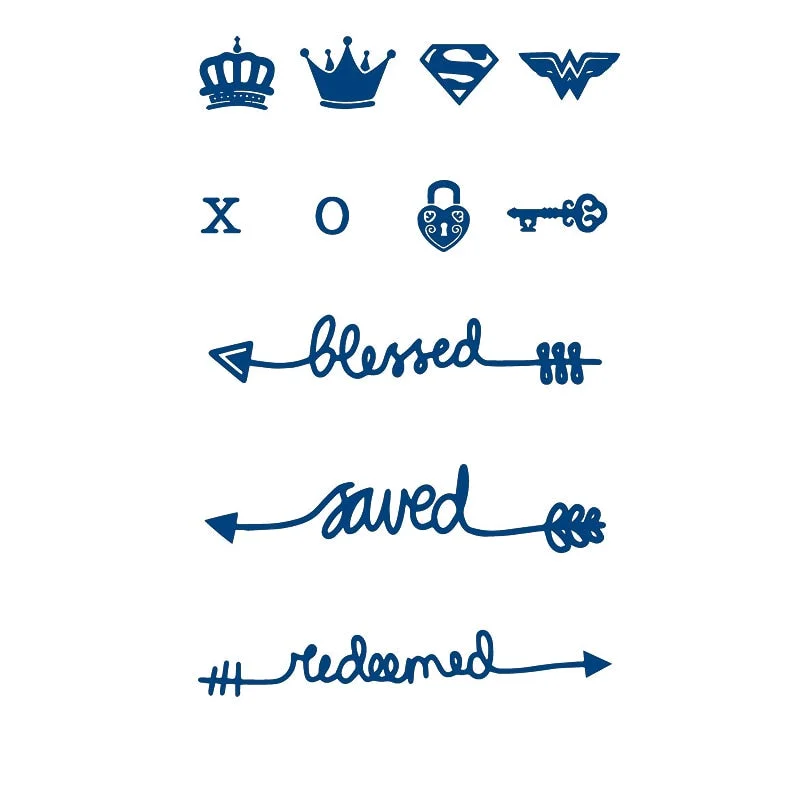 GH1-50 Herbal Juice Tattoo Sticker Semi-permanent Men and Women Long-lasting Waterproof Sweat Plant Juice Tattoo Sticker