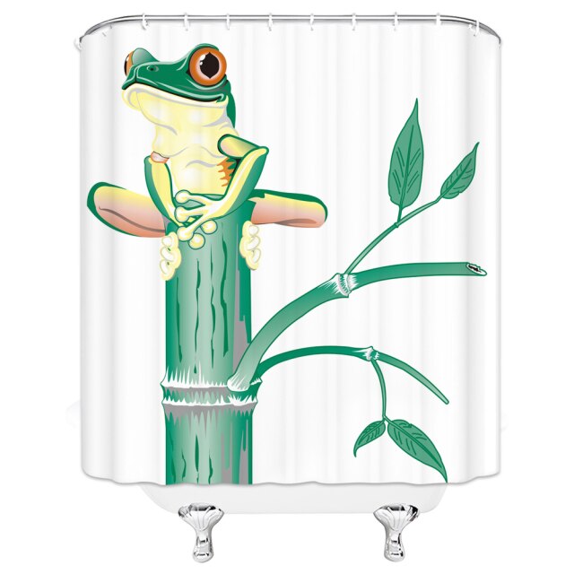 

Shower Curtain – Green Frog-180*180cm, 501 Original