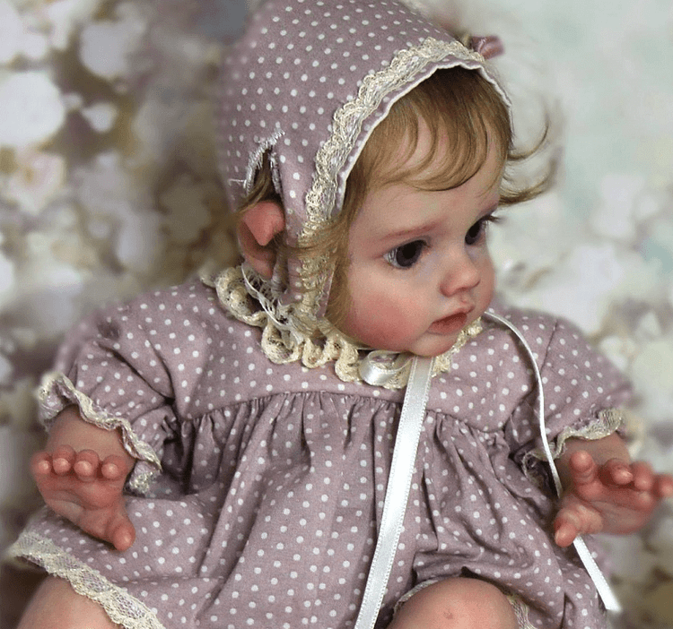 12'' Mini Joa Lebensechte Reborn Baby Mädchen Puppe - RSDP-Rebornbabypuppen-Rebornbabypuppen.de