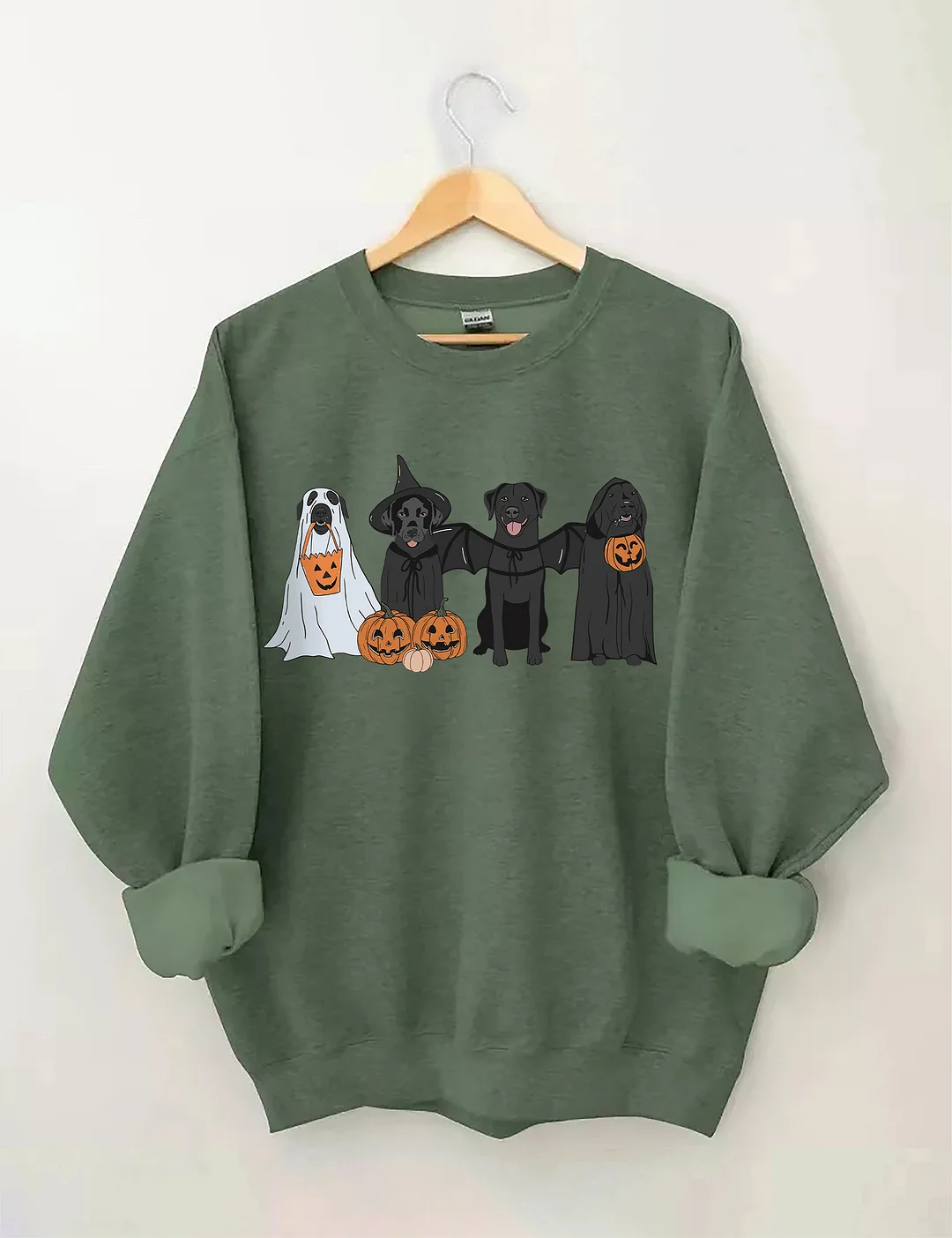 Black Labrador Halloween Sweatshirt