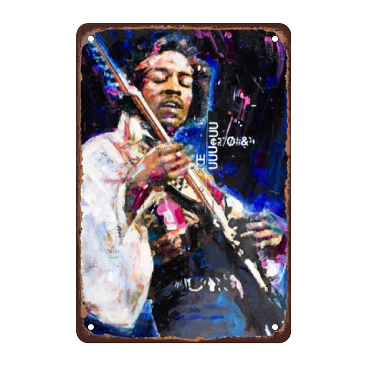 【20*30cm/30*40cm】Jimi Hendrix - Vintage Tin Signs/Wooden Signs