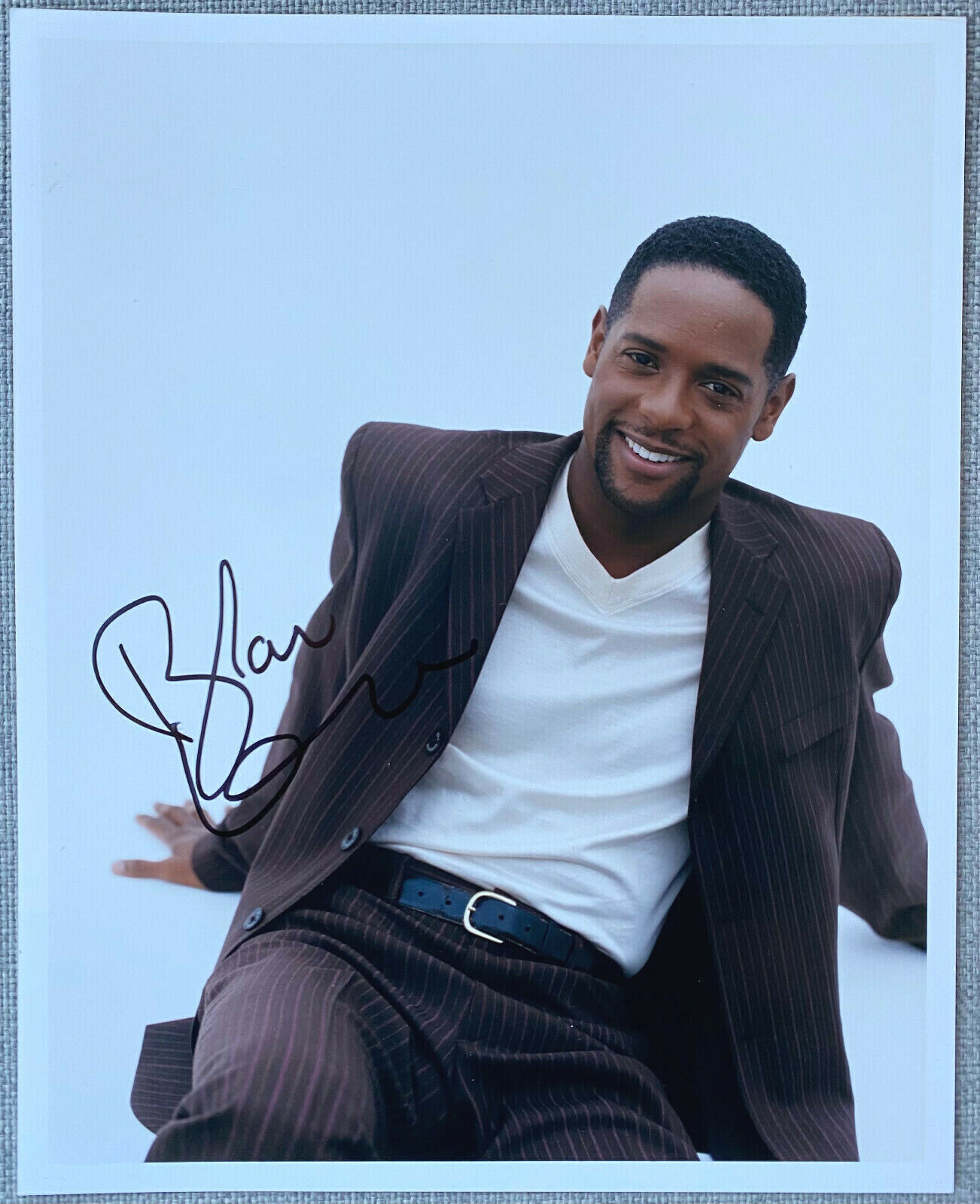 Blair Underwood Signed In-Person RARE 8x10 Color Promo Photo Poster painting - Authentic