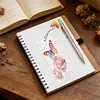 3Pcs DIY Pearl Diamond Painting Bookmark with Butterfly Pendant Diamond Art Bookmark Home Office Supplies Gift for Book Lovers