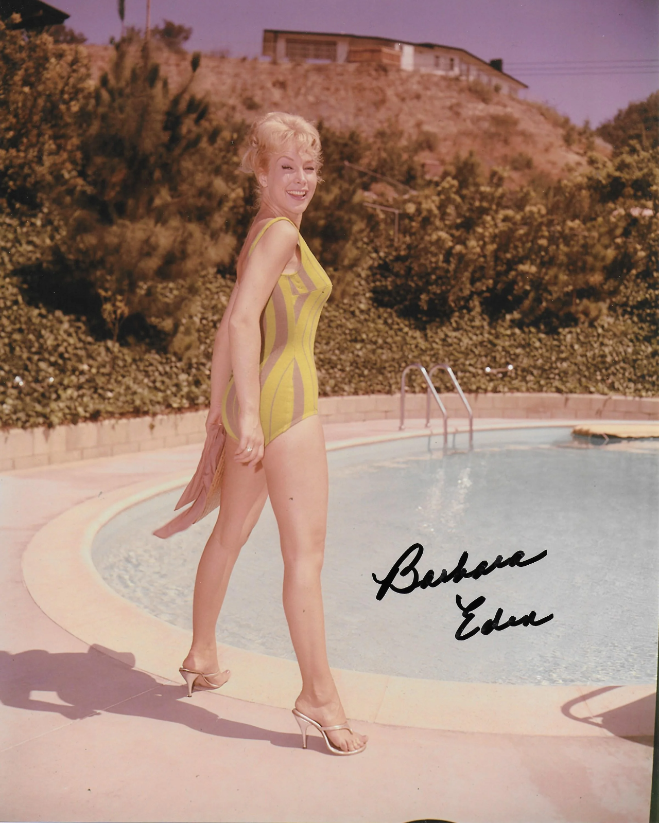 Barbara Eden I Dream of Jeannie 8x10 Photo Poster painting #75 signed at The Hollywood Show