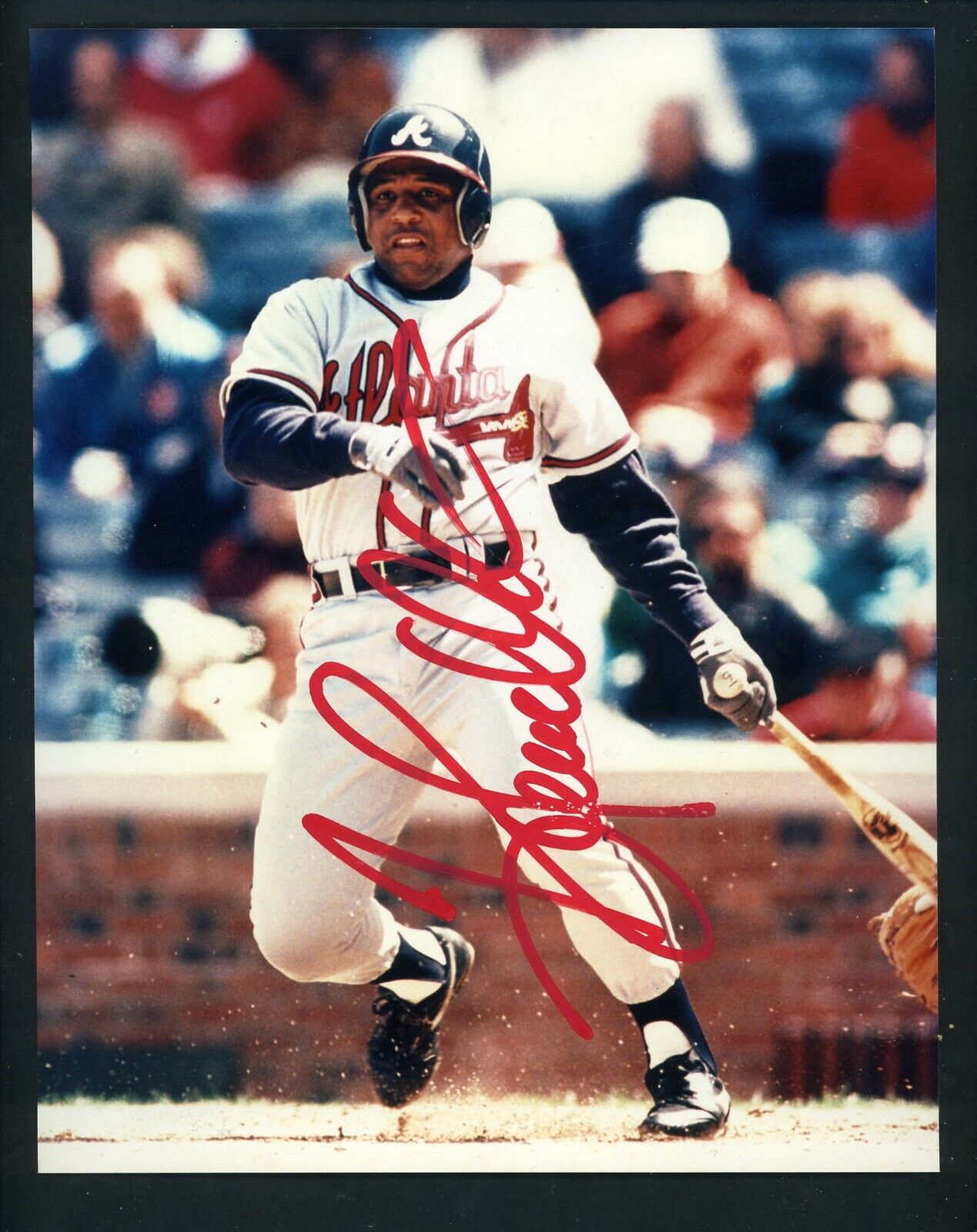 Terry Pendleton Signed 8 x 10 Photo Poster painting Autographed Atlanta Braves