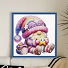 (US Only)Dwarf Printed Cross Stitch Kit 49x49cm DIY 14CT Thread Art Needlework Home Decor