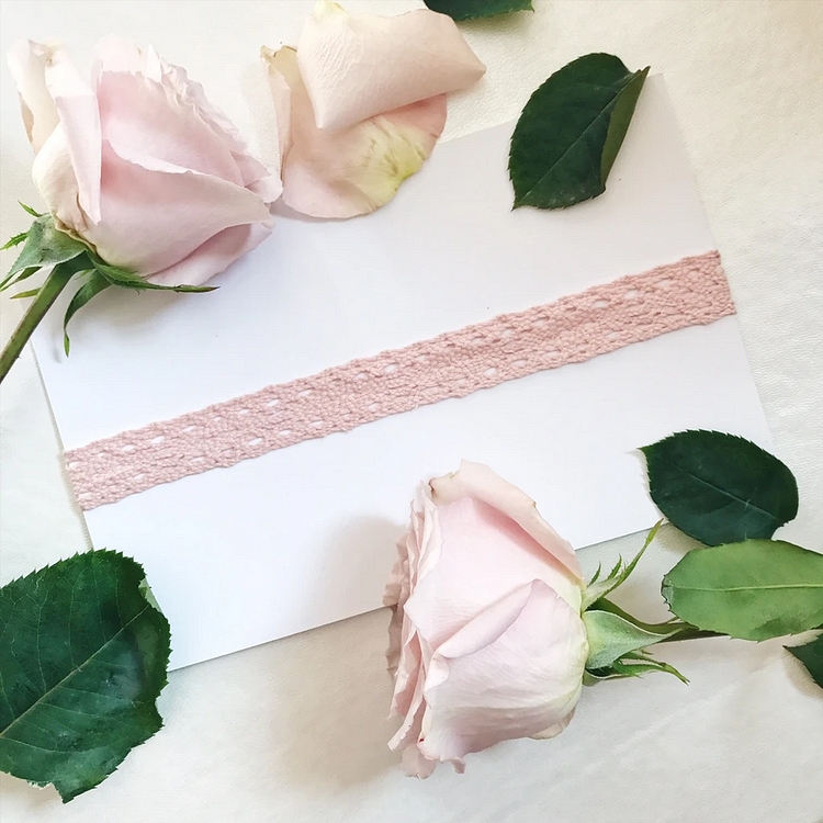  Heirloom Pink Lace Wraparound Headband - RSDP-Rebornbabypuppen-Rebornbabypuppen.de
