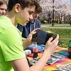 Retro Handheld Game Console 5 In FHD Screen Video Gaming Console 4000mAh Battery 3GBx32GB Games Player Supports Dual WiFi BT 5.0 for Adults Kids