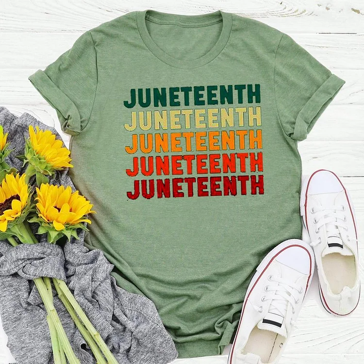 Juneteenth T-shirt Tee --Annaletters