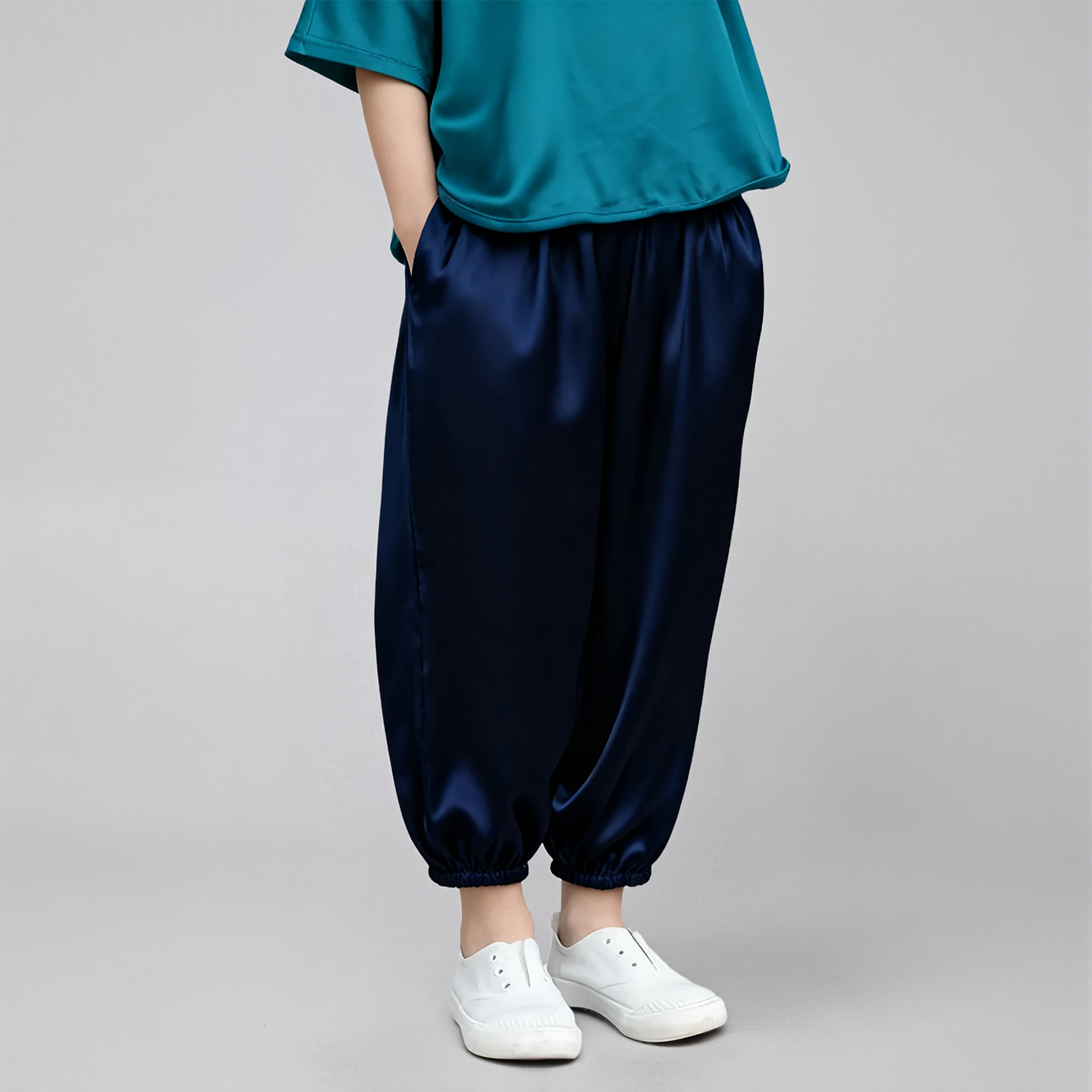 Airy Effortless Silk Girls' Pants REAL SILK LIFE