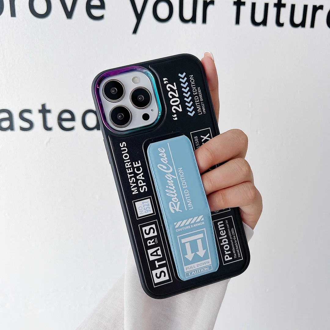 For iPhone 13/14 Series Metal Lens Ring Holder Phone Case