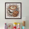 Coffee Cookies-14CT Stamped Cross Stitch Egyptian Cotton 23*23cm/9.06*9.06in tapestrymarket