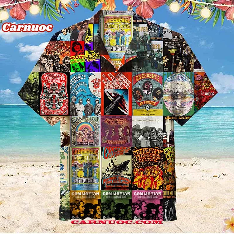Creedence Clearwater Revival |Unisex Hawaiian Shirt