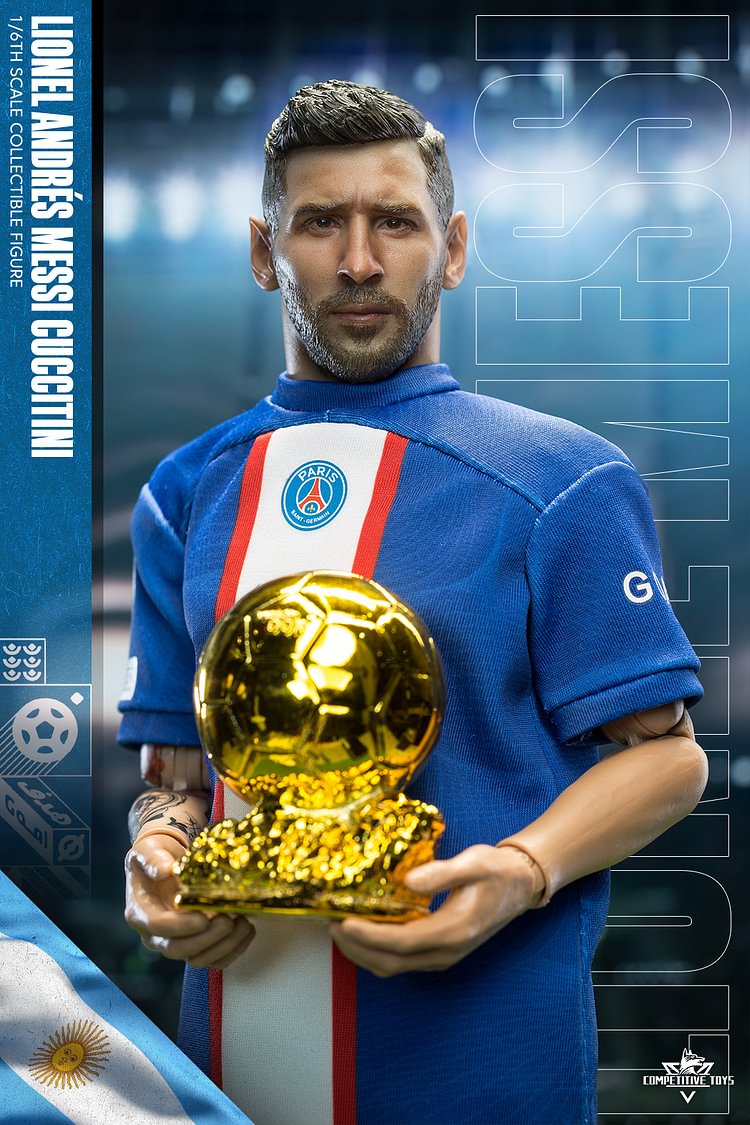 Preorder Competitive Toys Com001 1/6 Action Figure 2022 World Cup Messi