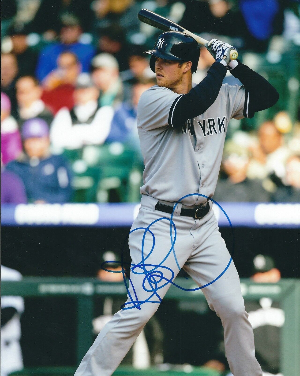 Autographed BRENNAN BOESCH New Yok Yankees 8x10 Photo Poster painting w/ COA
