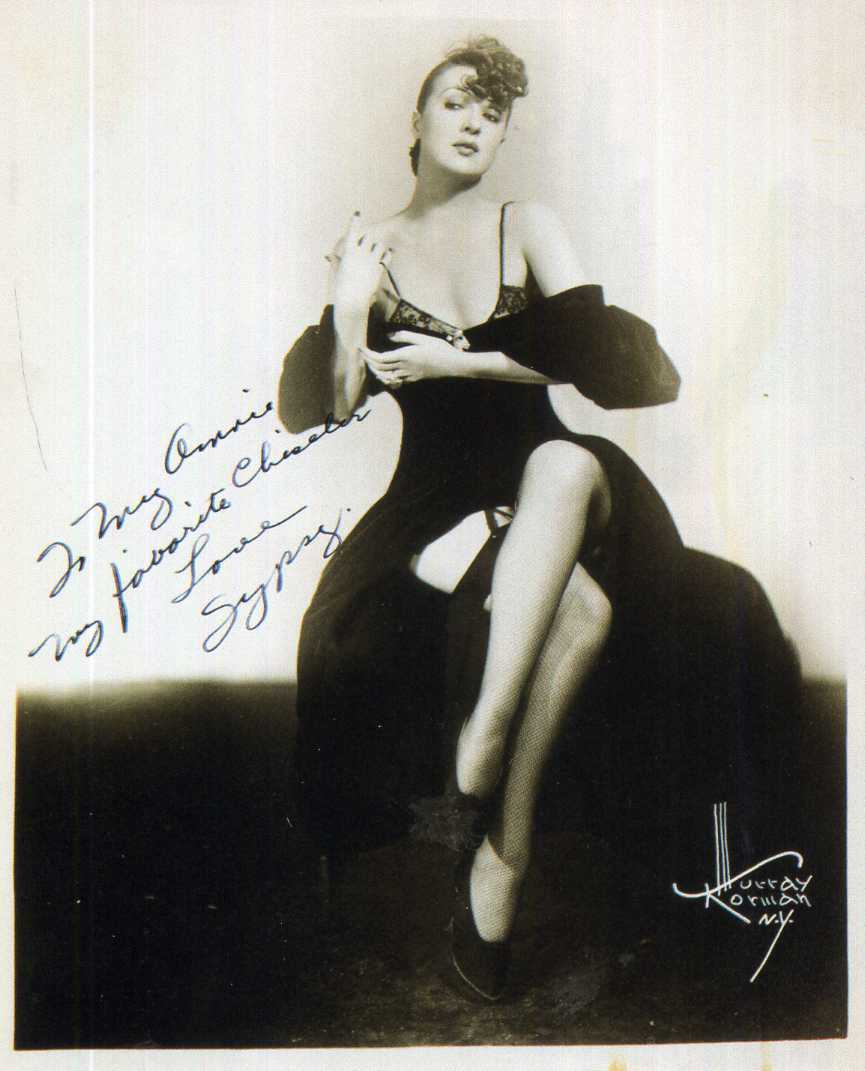 GYPSY ROSE LEE Signed Photo Poster paintinggraph - Film Actress / Burlesque Star - preprint